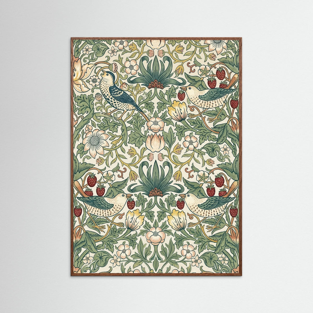 Oak Dark Floral Tapestry