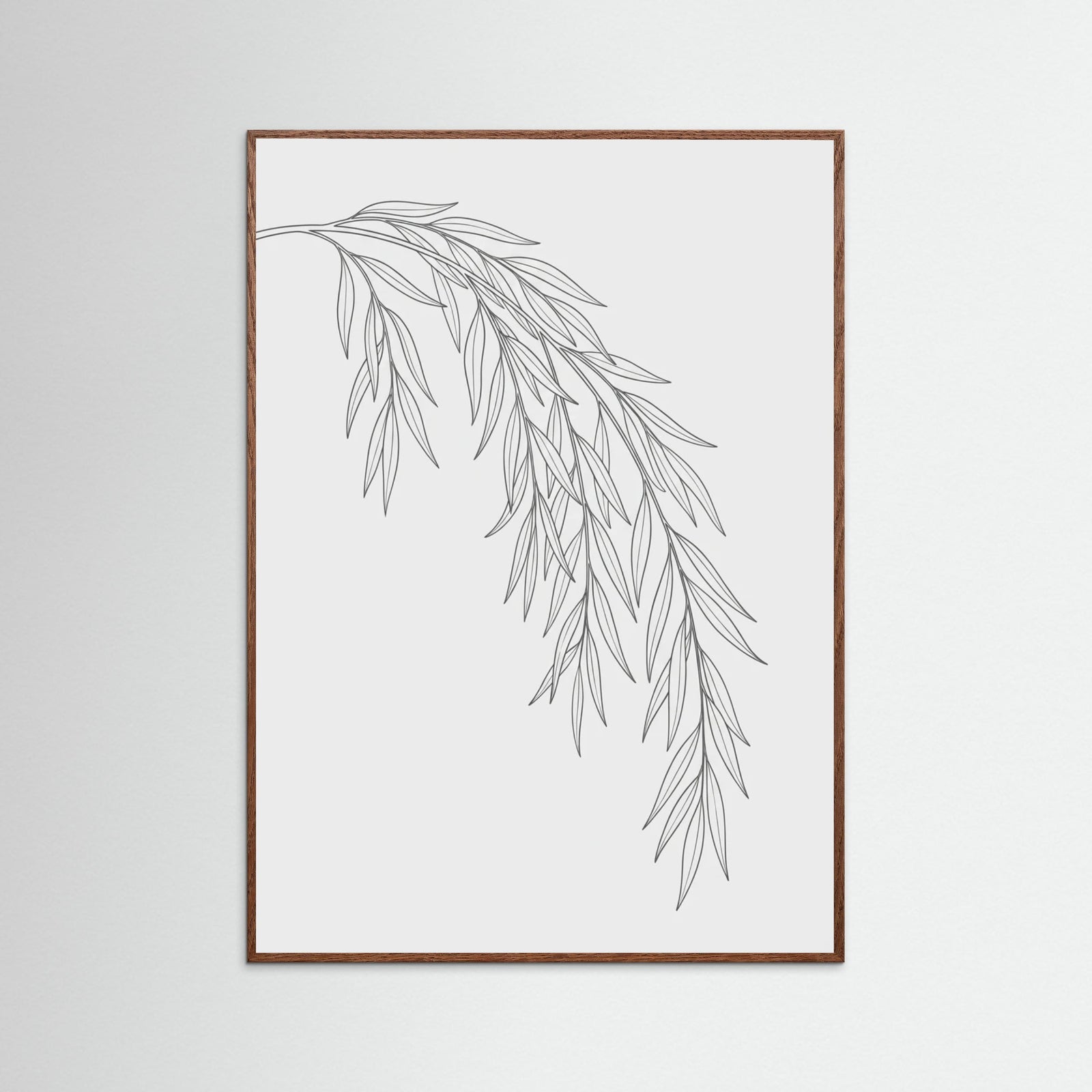 Oak Dark Floral Whispers