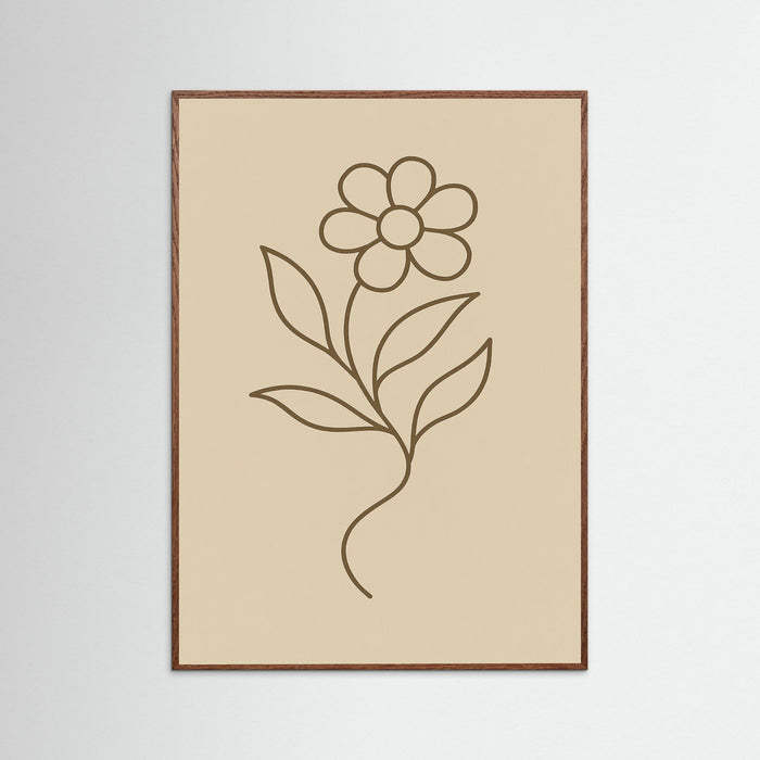 Oak Dark Floral line