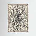 Oak Dark Flowing Contours