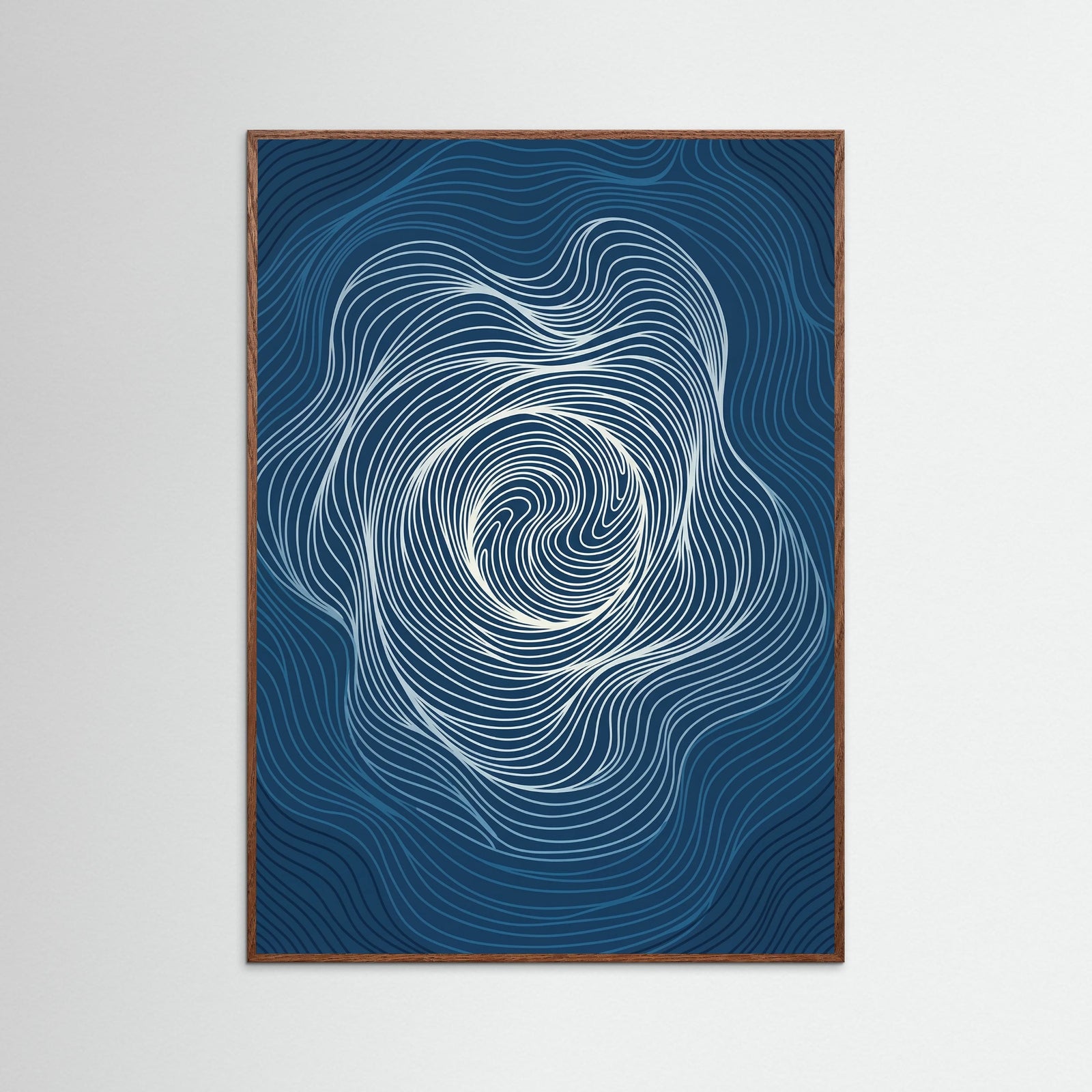 Oak Dark Flowing Contours