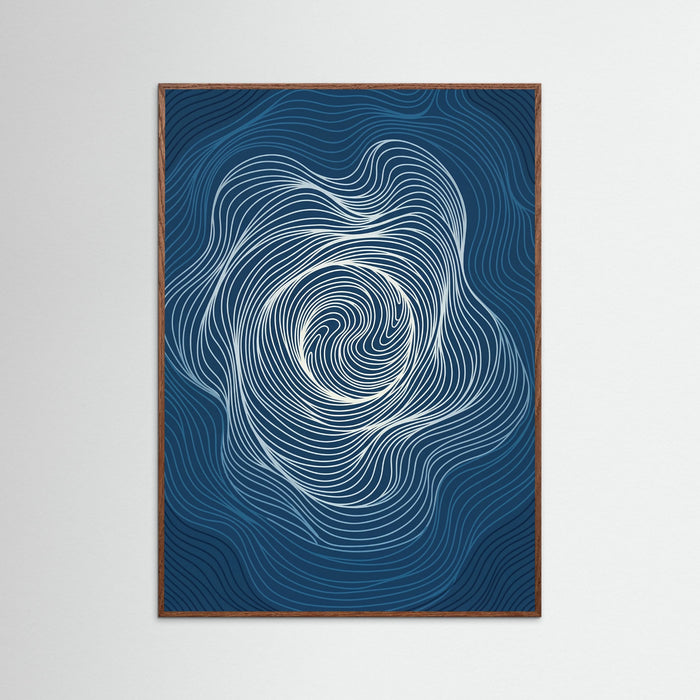 Oak Dark Flowing Contours