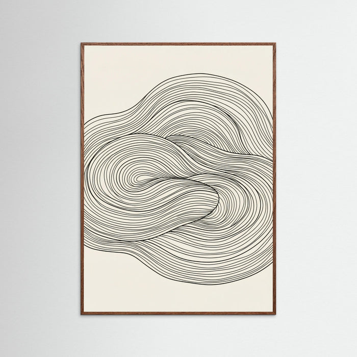 Oak Dark Flowing Forms