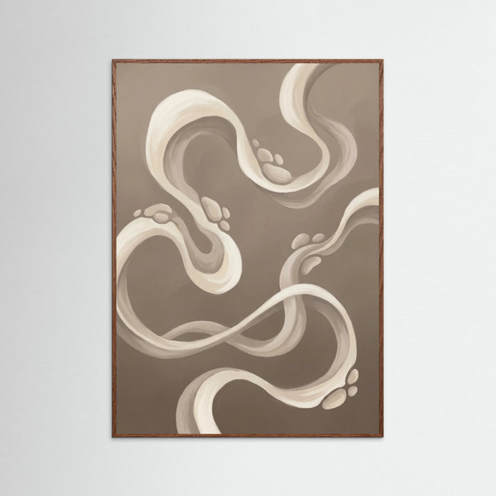 Oak Dark Fluid Forms