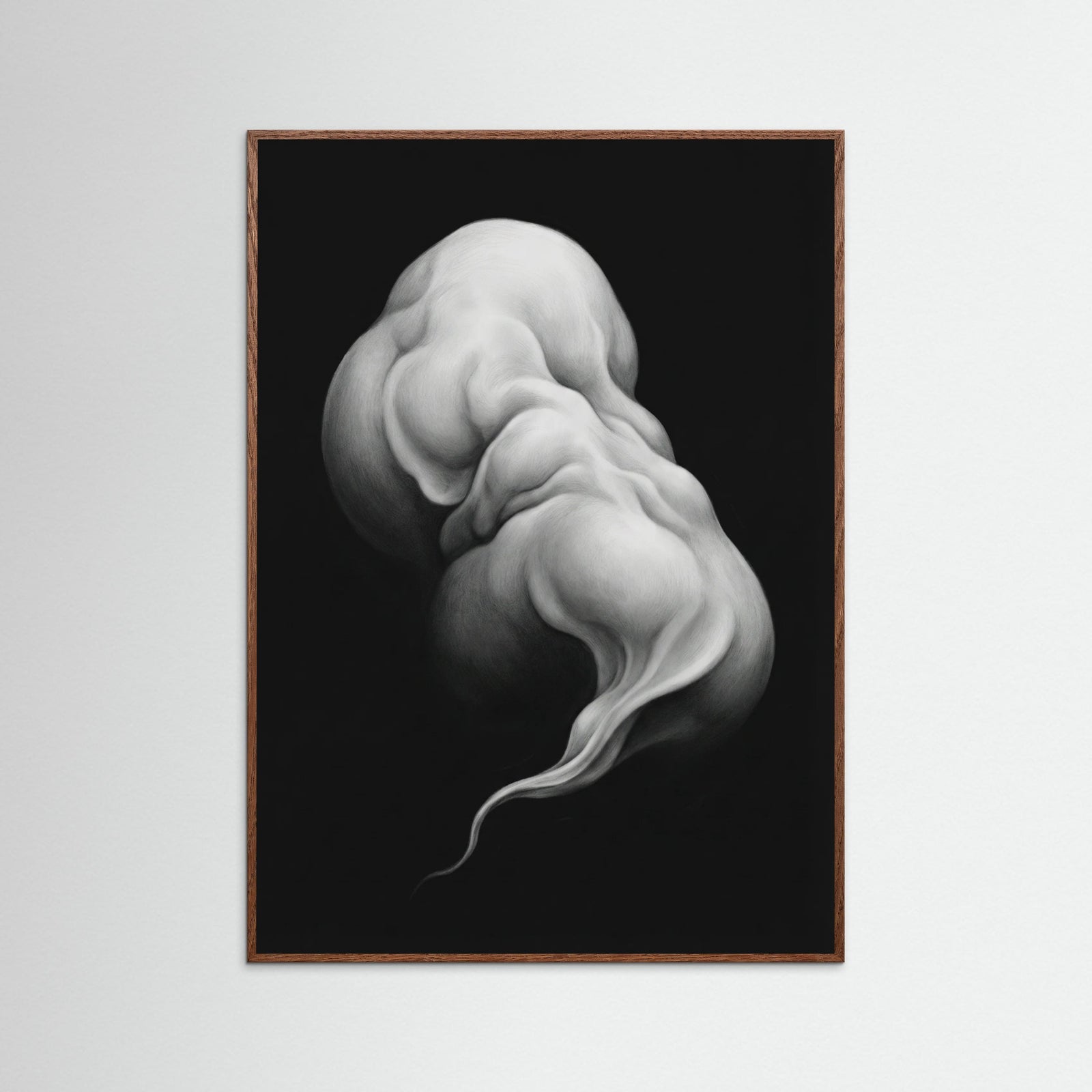 Oak Dark Fluid Forms