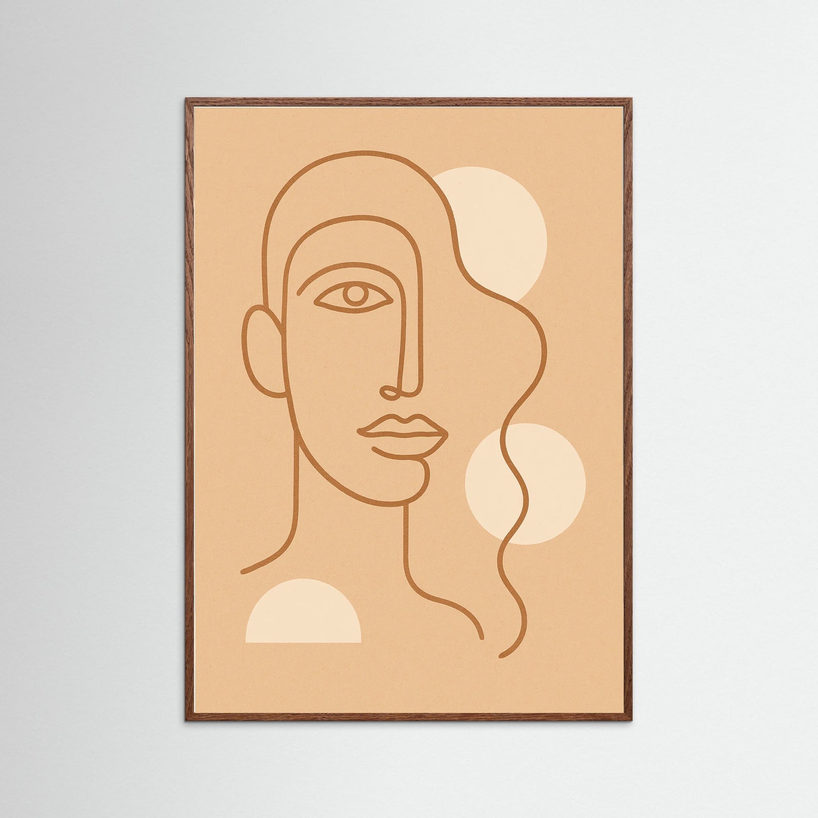 Oak Dark Fluid Silhouette