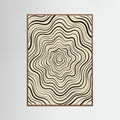 Oak Dark Fluid Stripes
