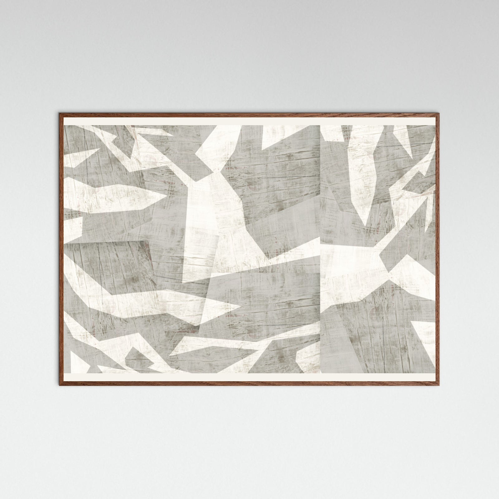 Oak Dark Fractured Light 2 Poster