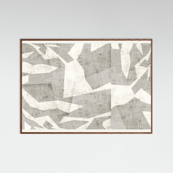 Oak Dark Fractured Light 2 Poster