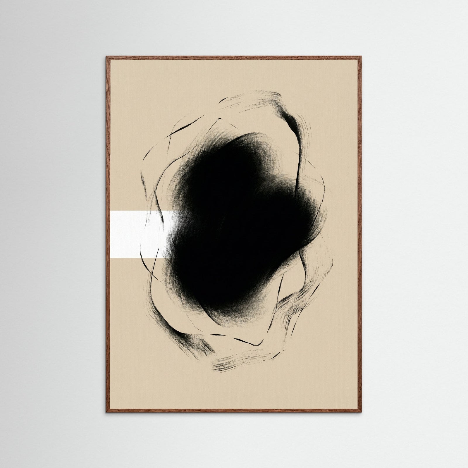 Oak Dark Fragmented Forms