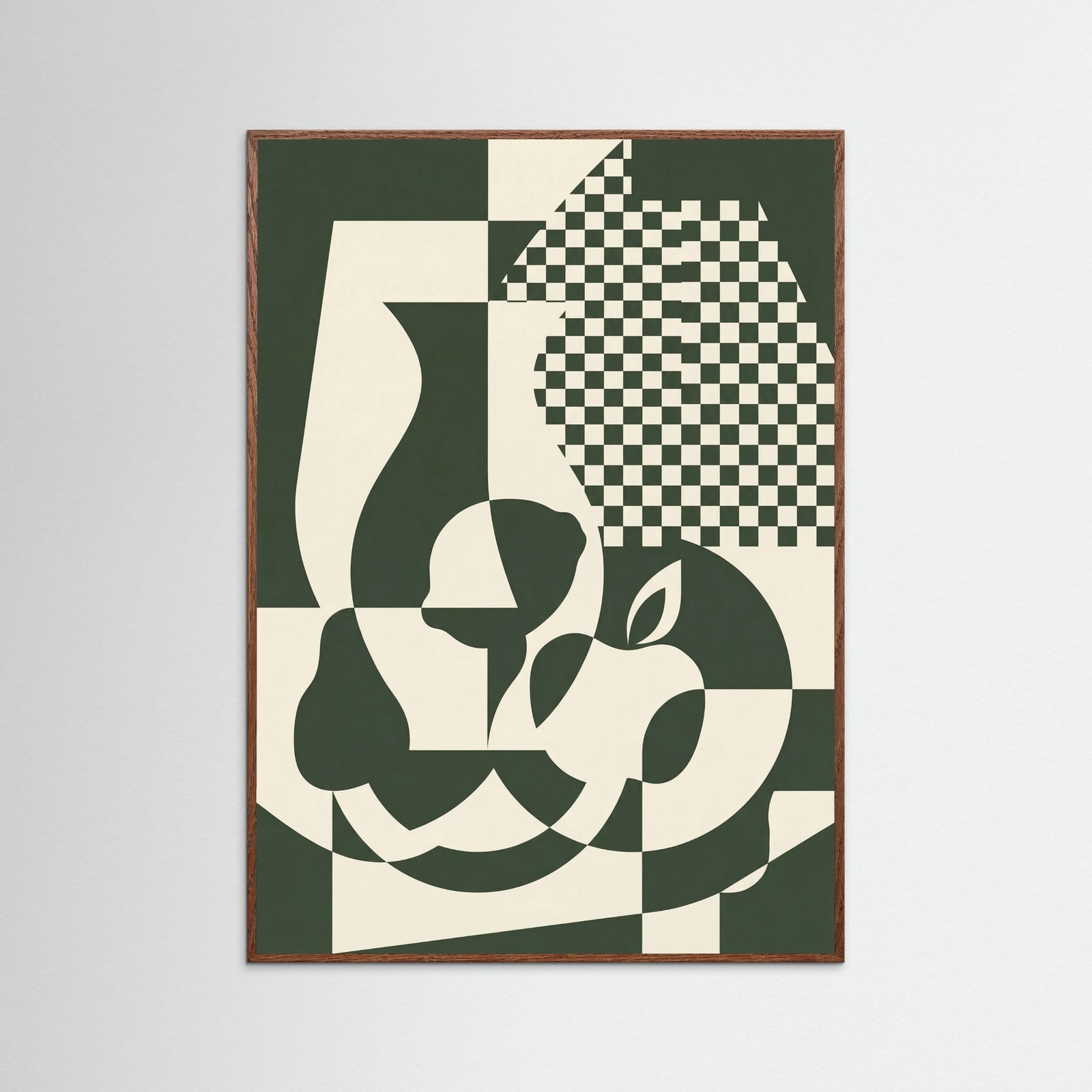 Oak Dark Fragmented Gaze