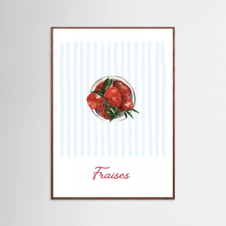 Fraise Poster – plakat og kunsttryk