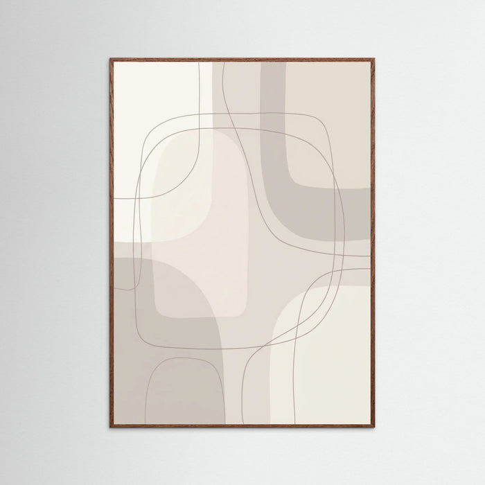 Oak Dark Gentle Curves