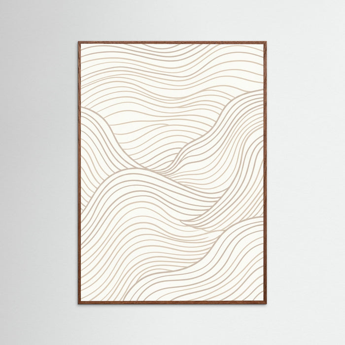 Oak Dark Gentle Curves