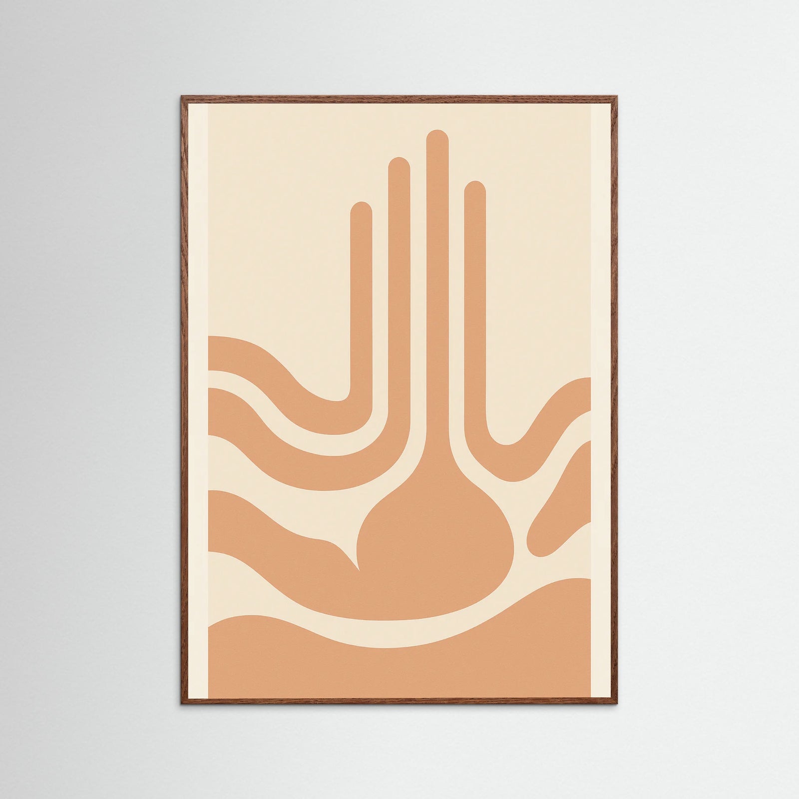 Oak Dark Gentle Swirls