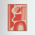 Oak Dark Geo Balance Object No.2 Poster