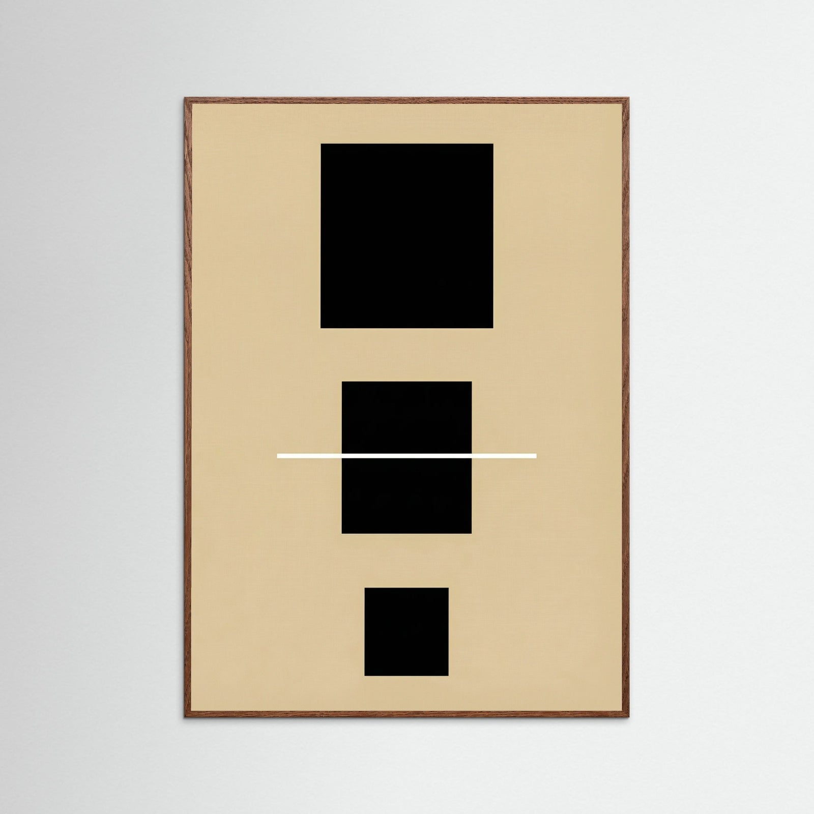 Oak Dark Geometric Balance