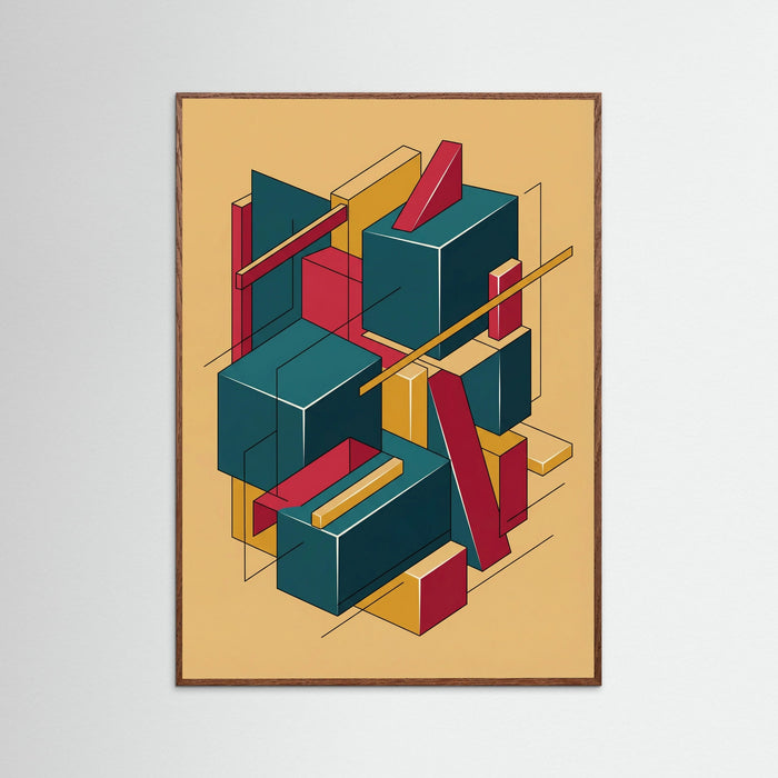 Oak Dark Geometric Deconstruction