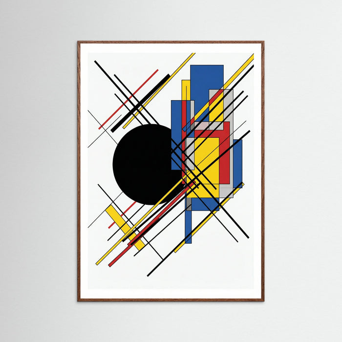 Oak Dark Geometric Harmony