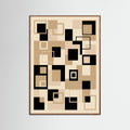 Oak Dark Geometric Rhythm