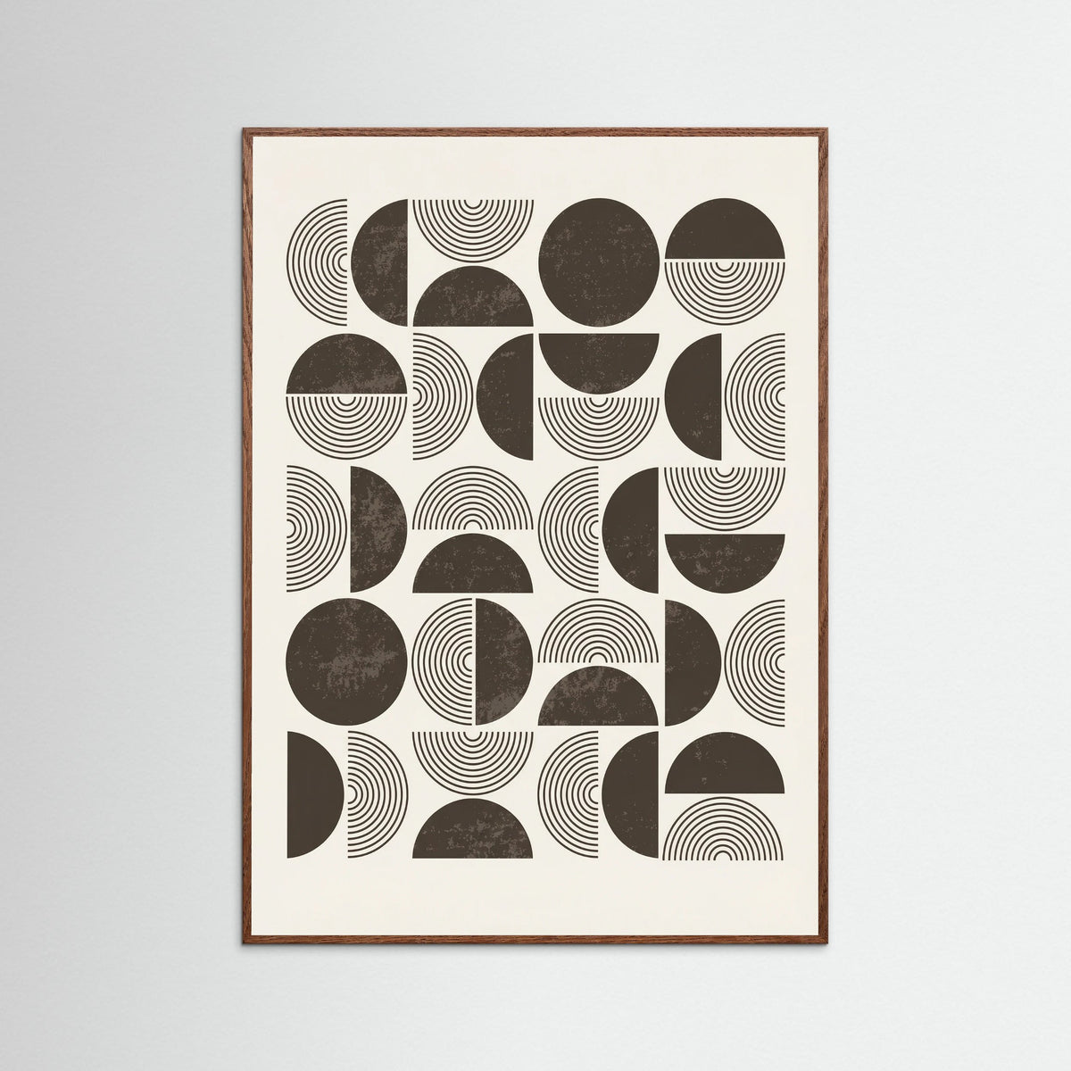 Oak Dark Geometric Rhythms
