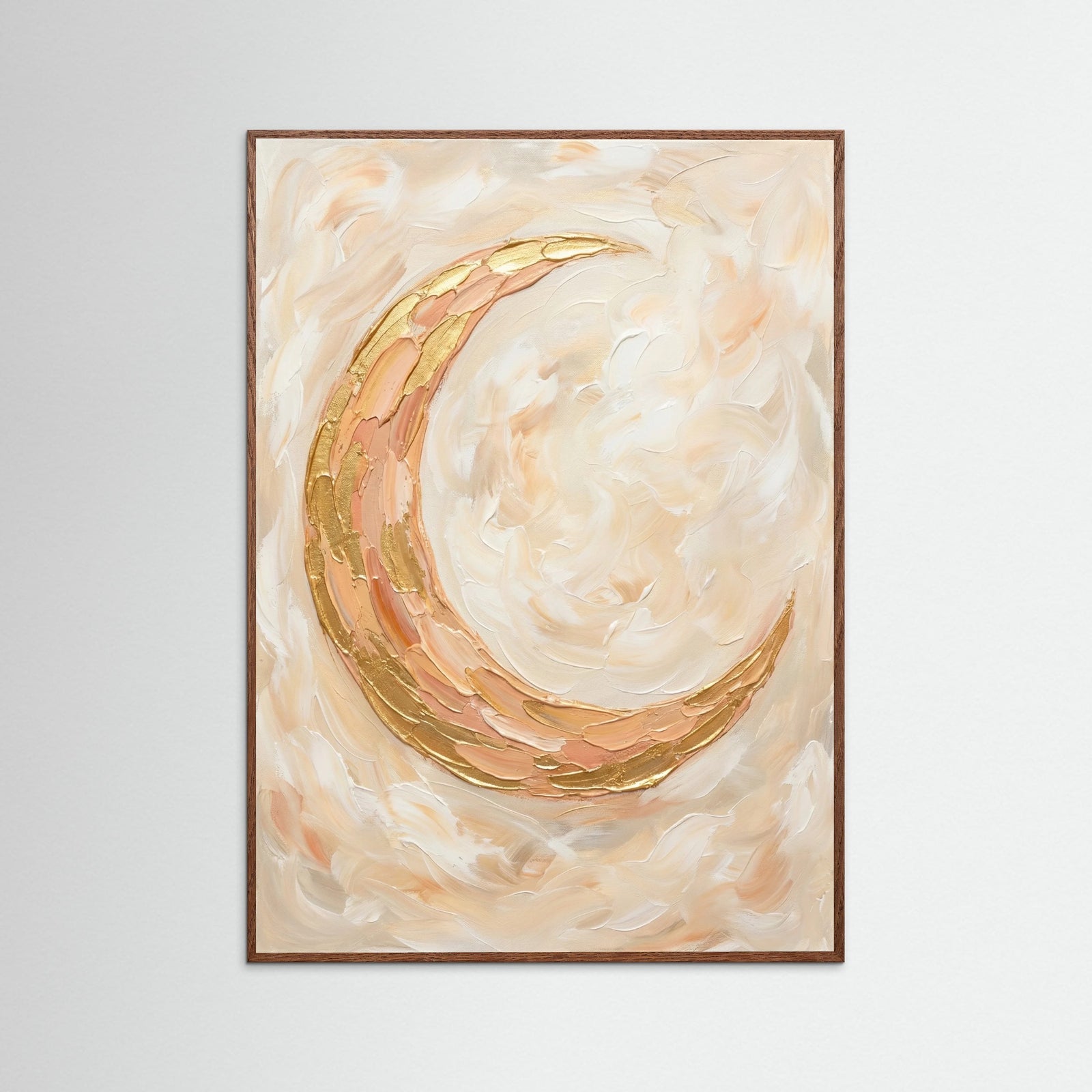 Oak Dark Gilded Crescent Dream