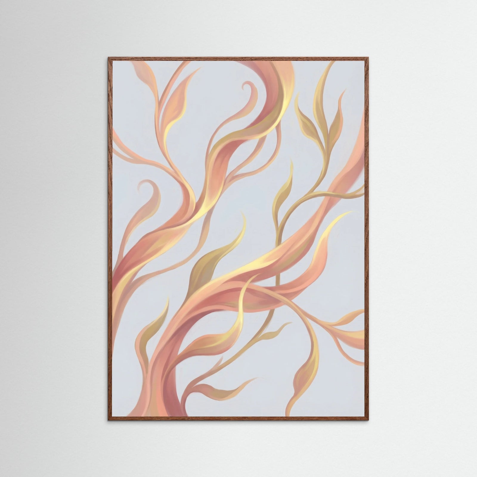 Oak Dark Golden Petal Flow