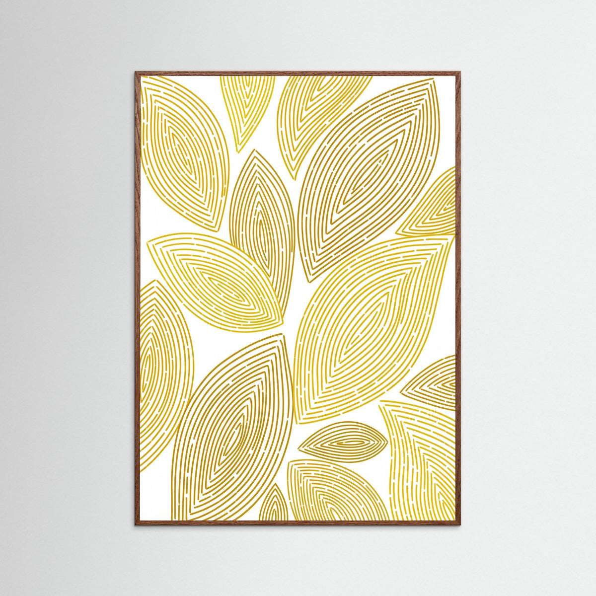 Oak Dark Golden Spirals