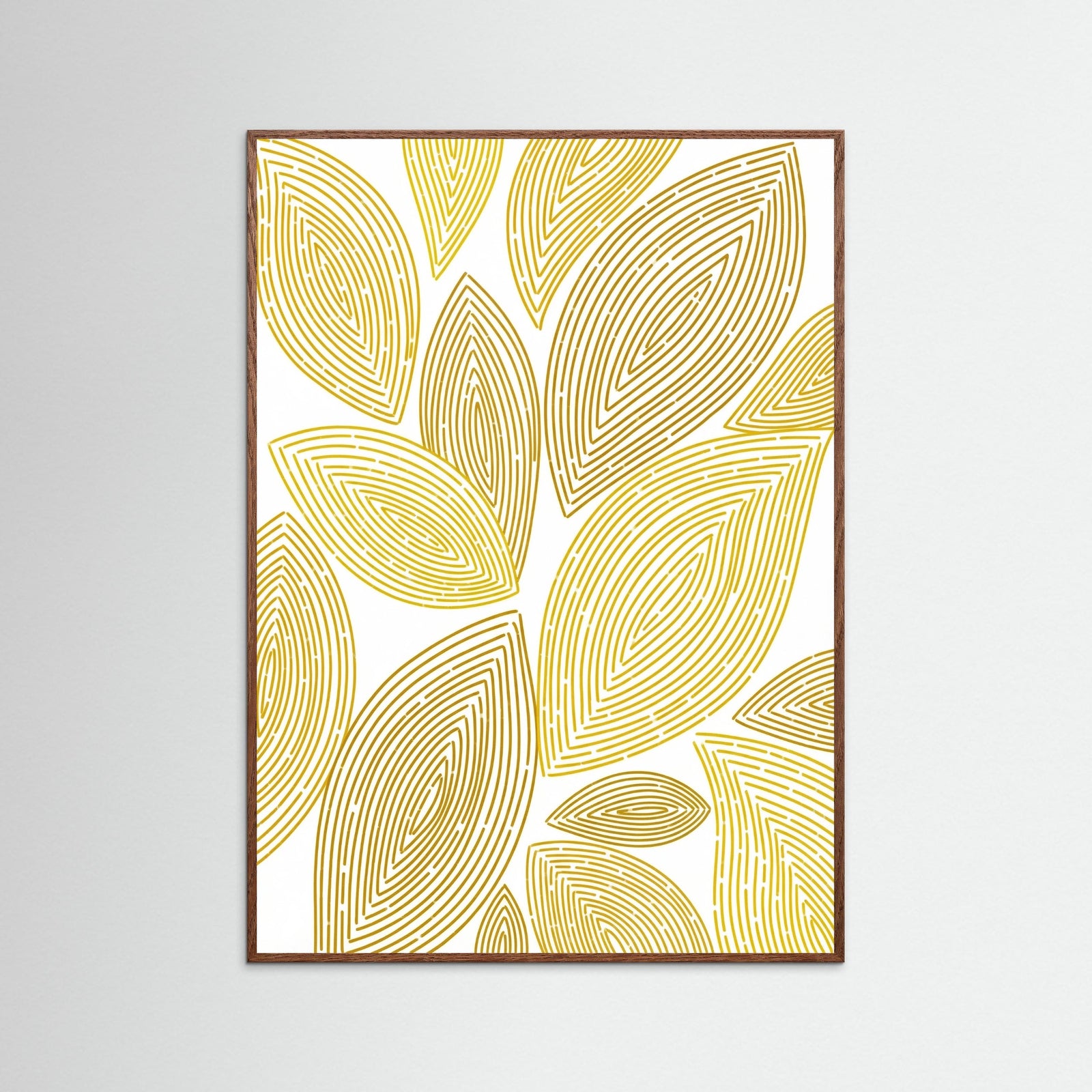 Oak Dark Golden Spirals