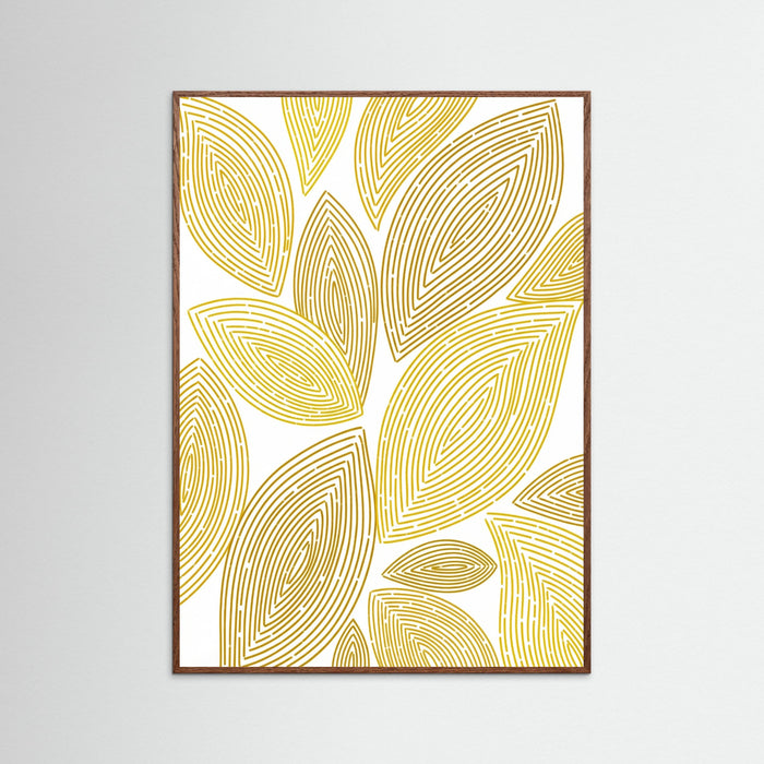 Oak Dark Golden Spirals