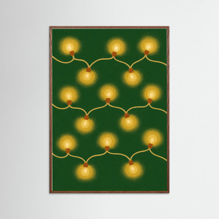 Oak Dark Golden lights