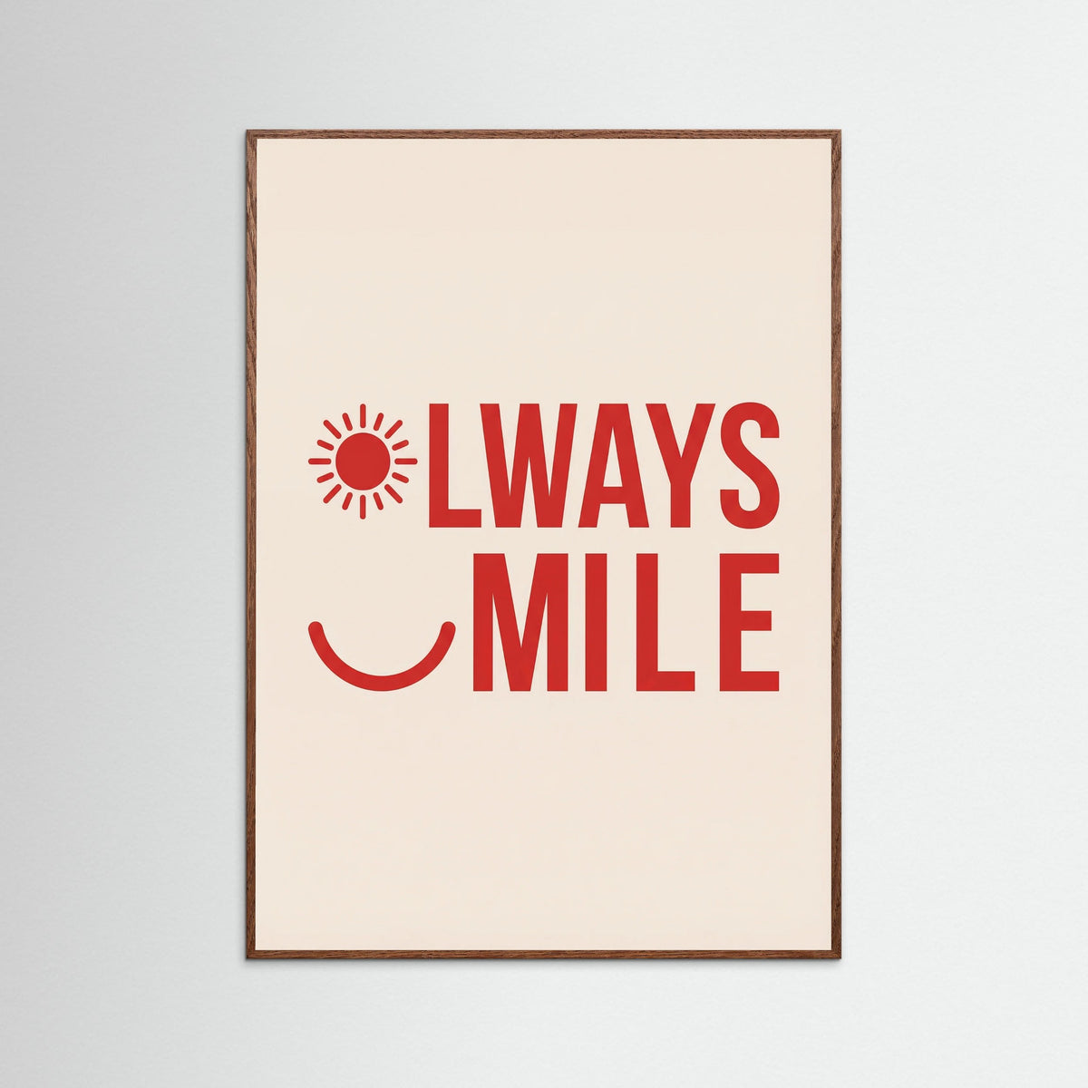 Oak Dark Good Mood Hearts