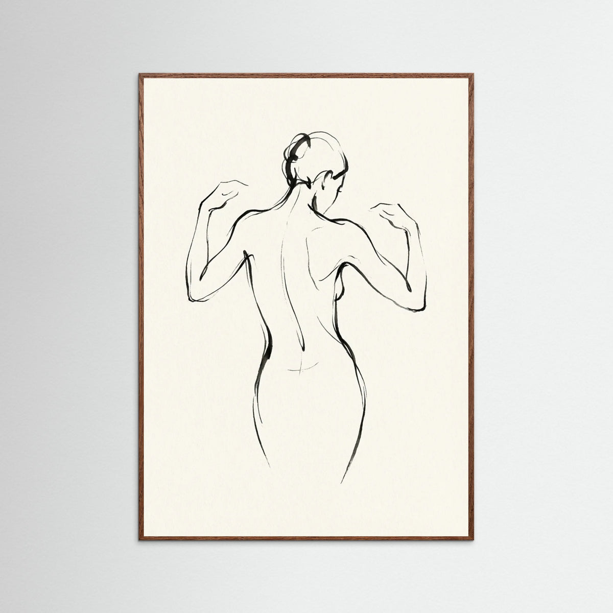 Oak Dark Graceful Pose