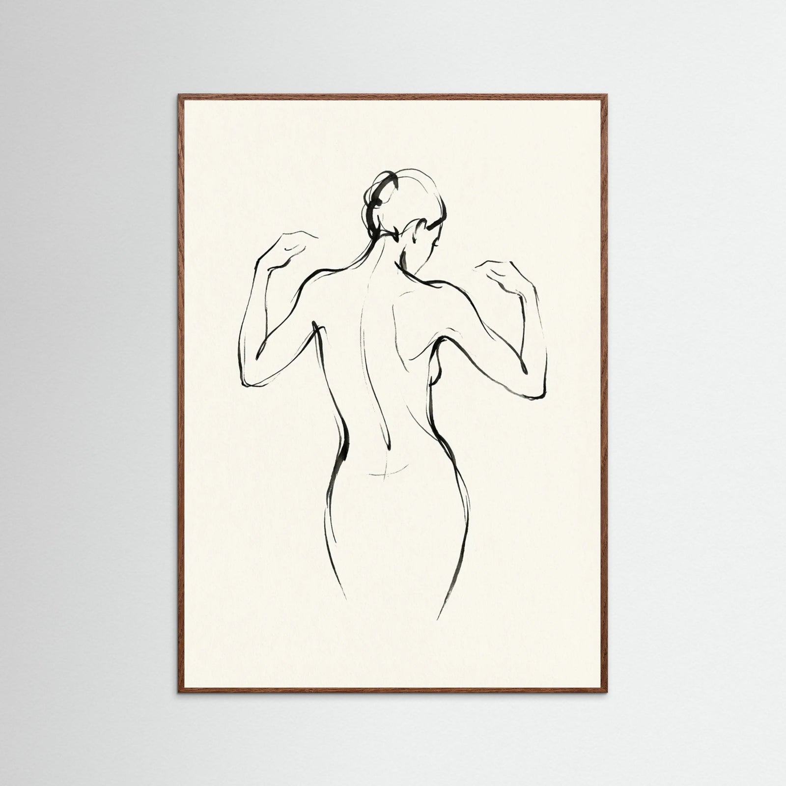 Oak Dark Graceful Pose