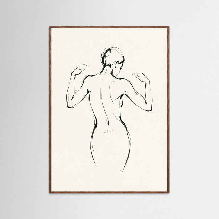 Oak Dark Graceful Pose