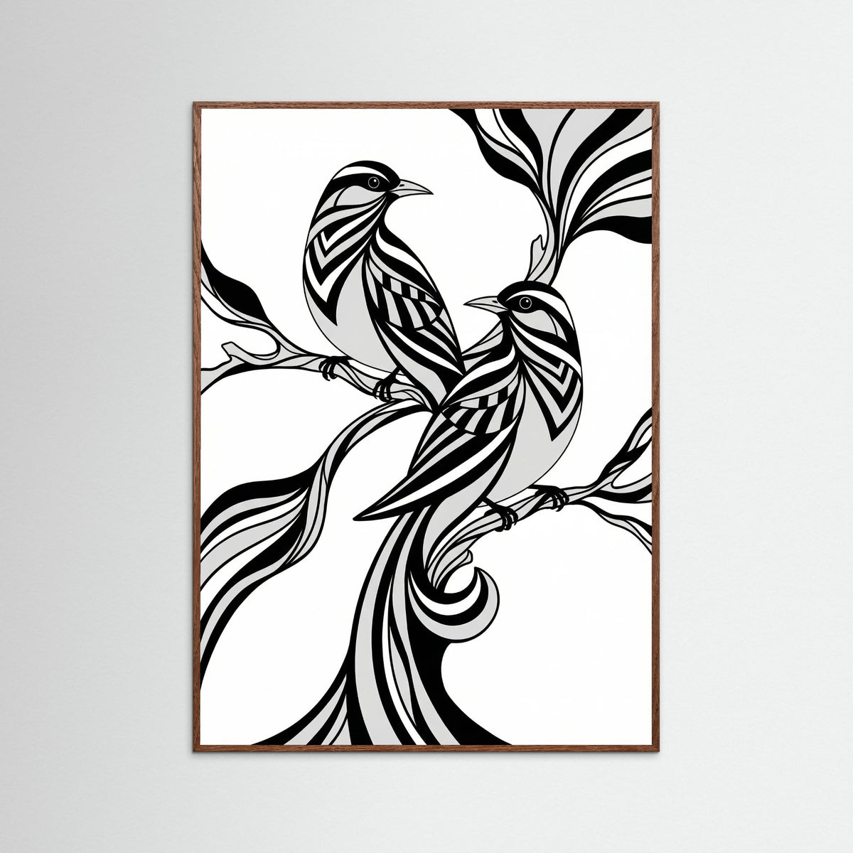 Oak Dark Graceful Stripes