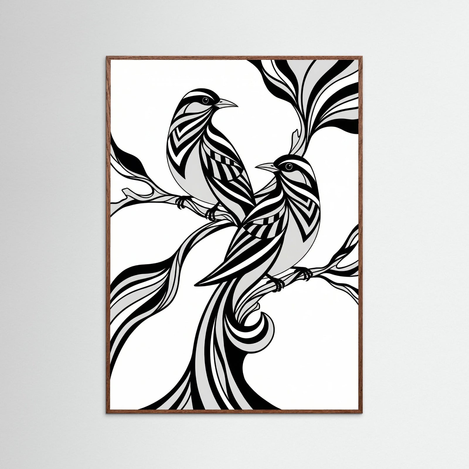 Oak Dark Graceful Stripes