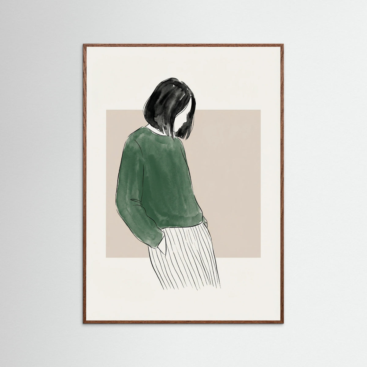 Oak Dark Green Stroll