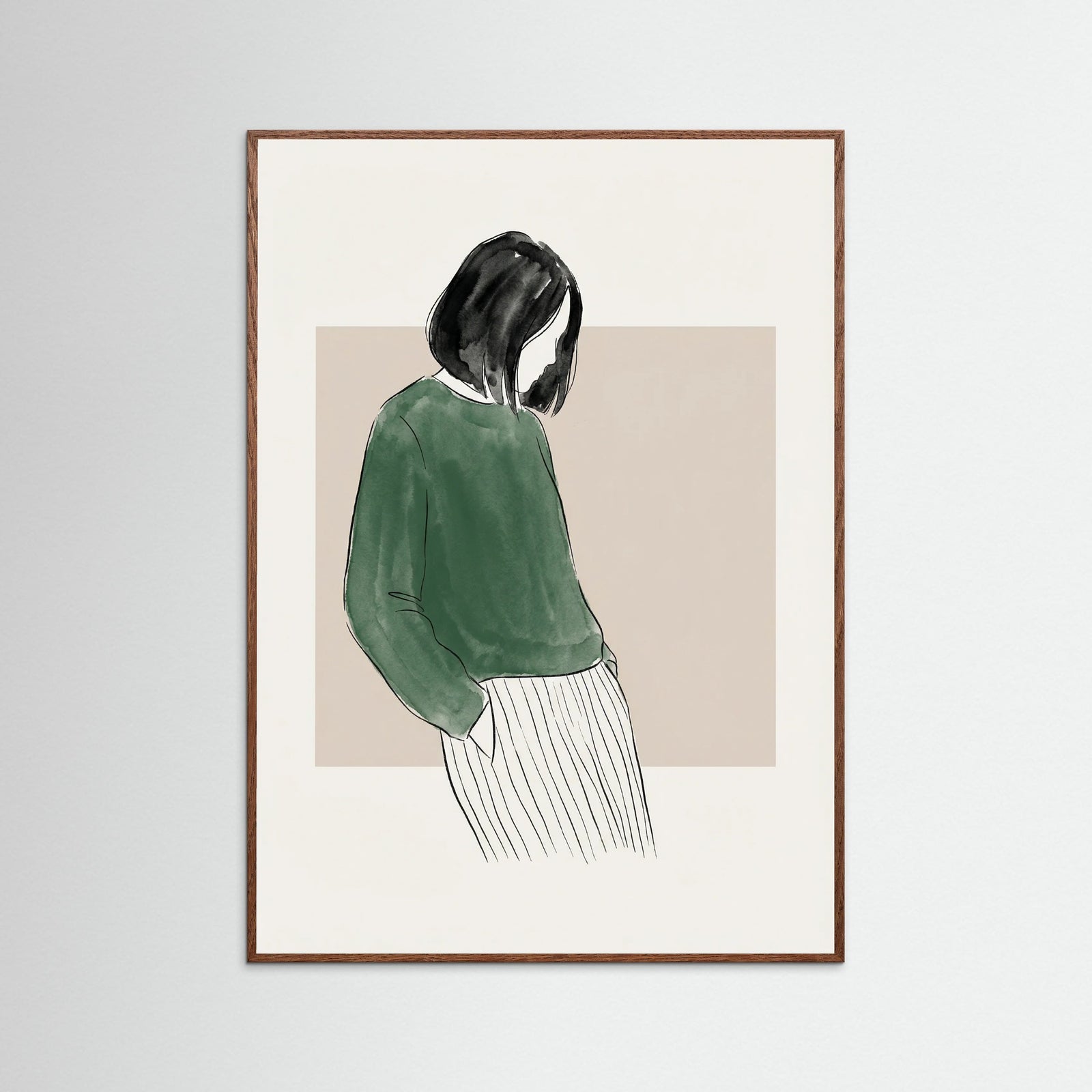 Oak Dark Green Stroll