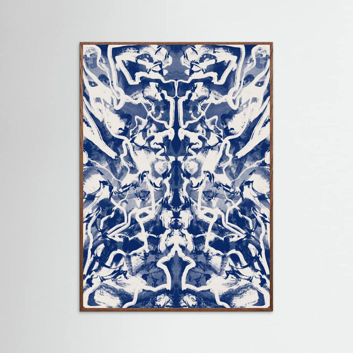 Póster Groovy Ultramarine Abstract – póster e impresión artística