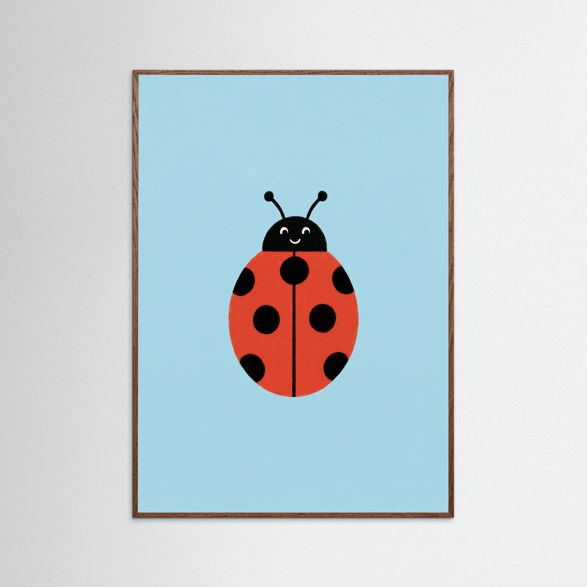 Oak Dark Happy Bee Art