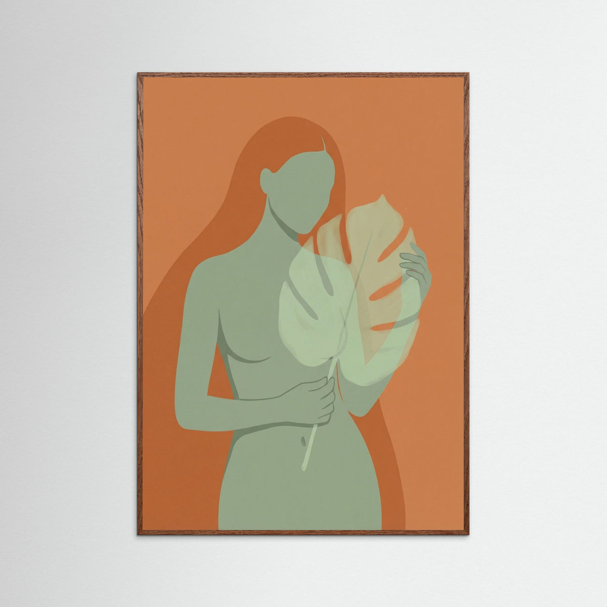 Oak Dark Hatted Silhouette