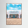 Historic Amargosa Hotel and Opera House in Death Valley Junction, California Poster – poster and art print