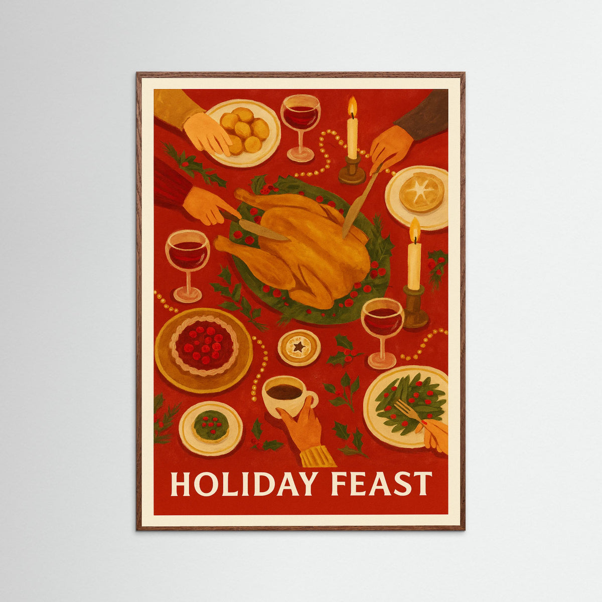 Oak Dark Holiday Feast