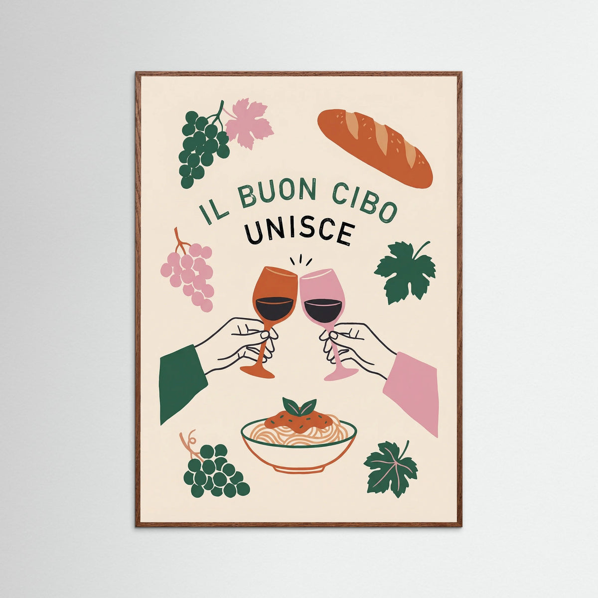 Oak Dark Homely Kitchen Wisdom