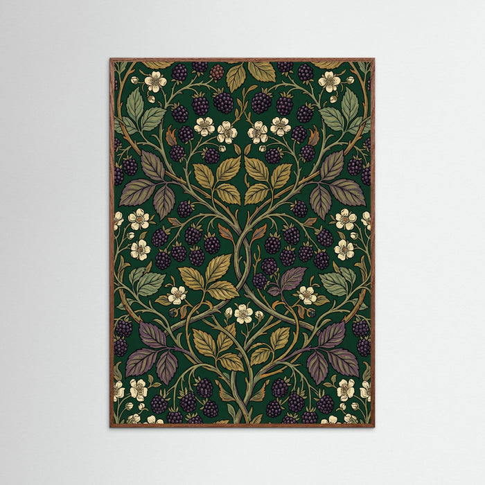 Oak Dark Honeysuckle Pattern
