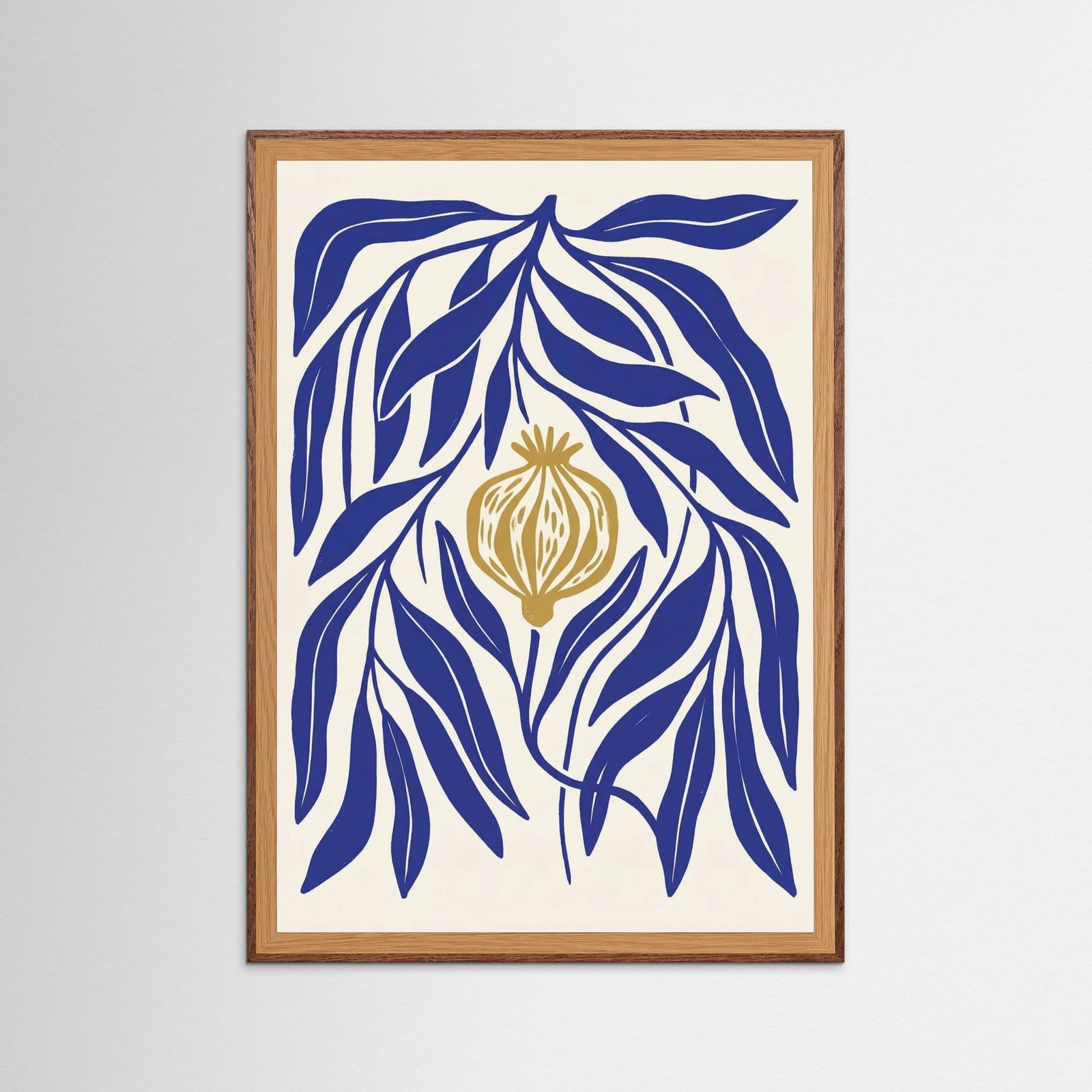 Oak Dark Indigo Bloom