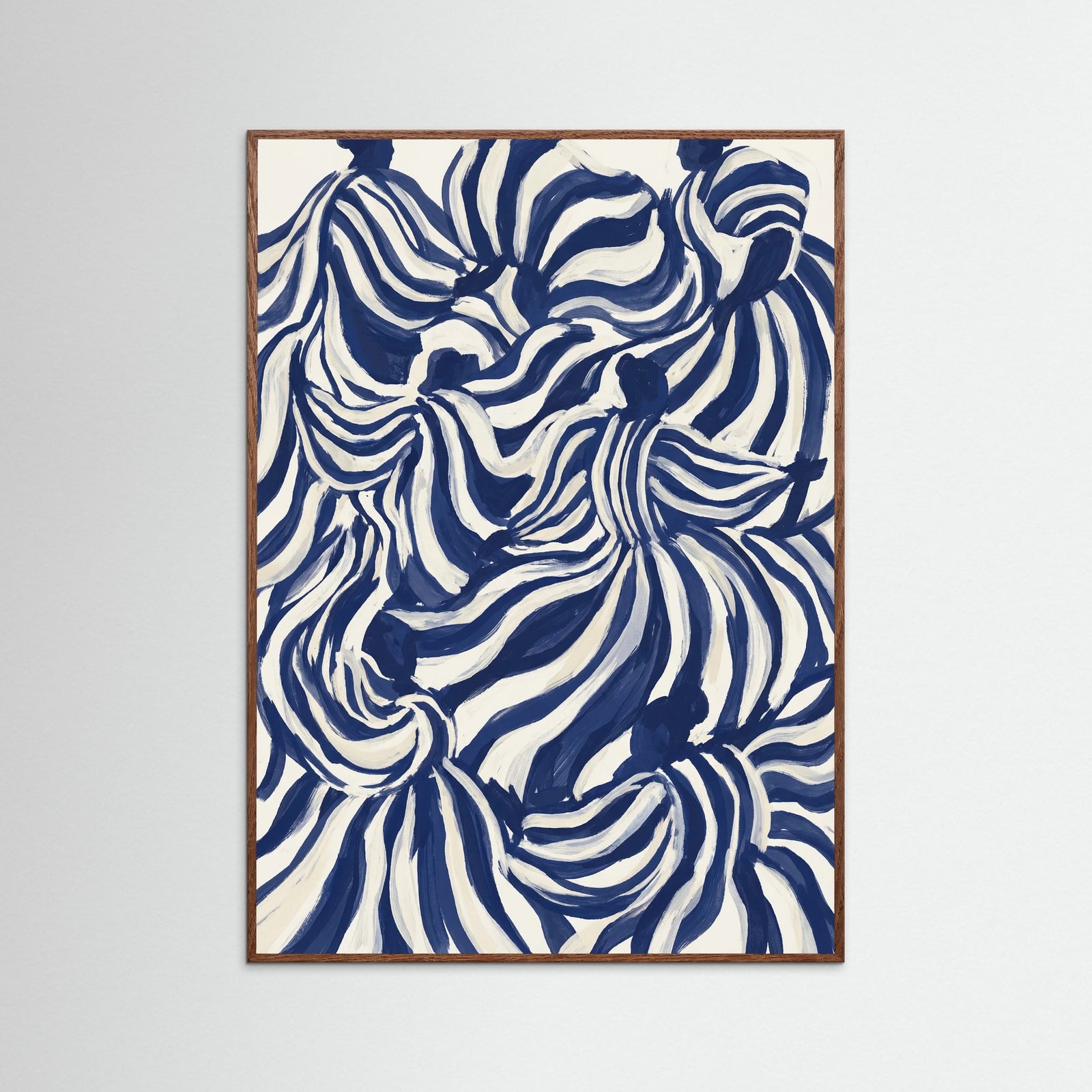 Oak Dark Indigo Flow