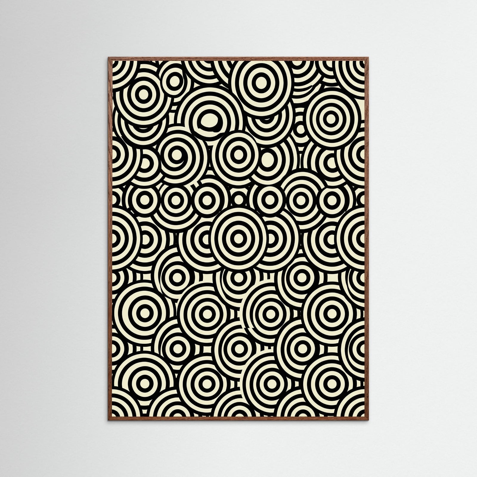 Oak Dark Infinite Dots Black