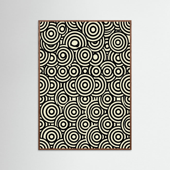 Oak Dark Infinite Dots Black